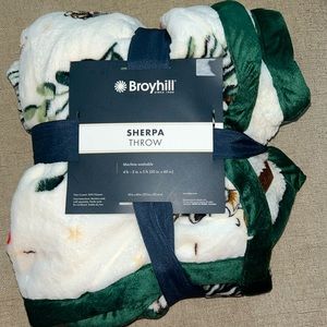 Christmas Sherpa Throw